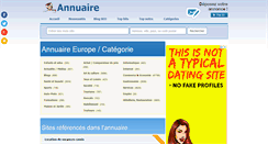 Desktop Screenshot of annuaire-annuaire.com