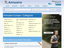 Tablet Screenshot of annuaire-annuaire.com